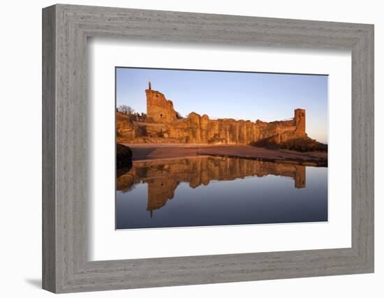 St. Andrews Castle at Dawn, Fife, Scotland, United Kingdom, Europe-Mark Sunderland-Framed Photographic Print