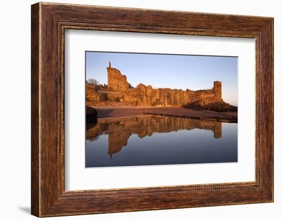 St. Andrews Castle at Dawn, Fife, Scotland, United Kingdom, Europe-Mark Sunderland-Framed Photographic Print