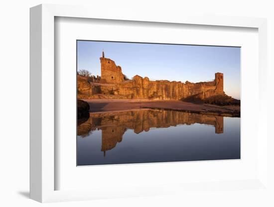 St. Andrews Castle at Dawn, Fife, Scotland, United Kingdom, Europe-Mark Sunderland-Framed Photographic Print