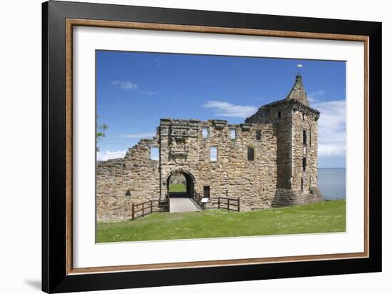 St Andrews Castle, Fife, Scotland, 2009-Peter Thompson-Framed Photographic Print