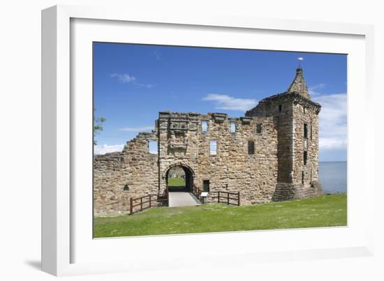 St Andrews Castle, Fife, Scotland, 2009-Peter Thompson-Framed Photographic Print