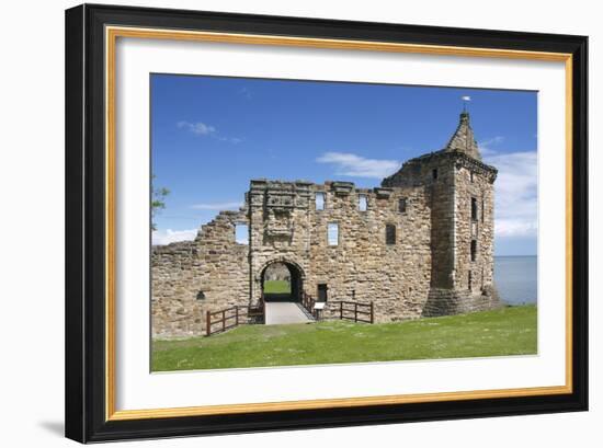 St Andrews Castle, Fife, Scotland, 2009-Peter Thompson-Framed Photographic Print