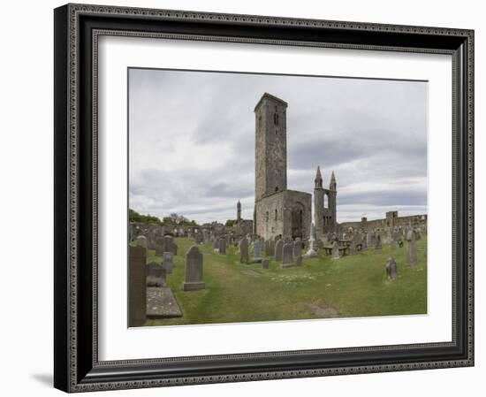 St. Andrews Cathedral Ruins, St. Andrews, Fife, Scotland, United Kingdom-Nick Servian-Framed Photographic Print