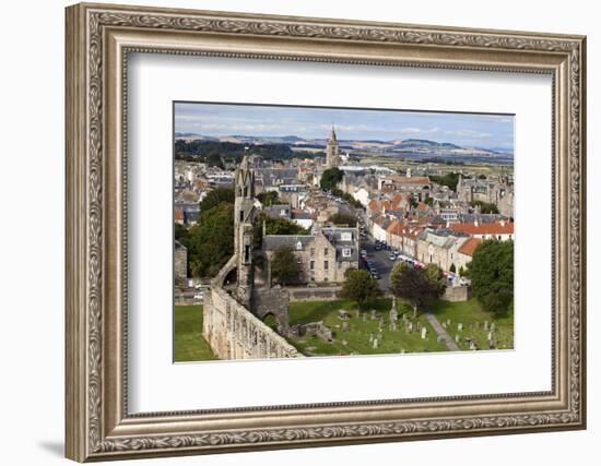 St. Andrews from St. Rules Tower at St. Andrews Cathedral-Mark Sunderland-Framed Photographic Print