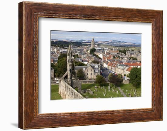 St. Andrews from St. Rules Tower at St. Andrews Cathedral-Mark Sunderland-Framed Photographic Print