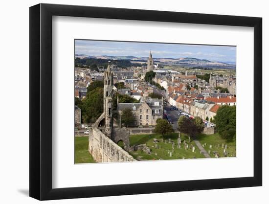 St. Andrews from St. Rules Tower at St. Andrews Cathedral-Mark Sunderland-Framed Photographic Print