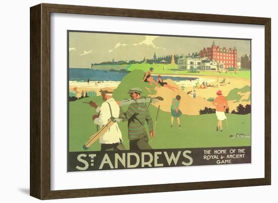 St. Andrews Golf Course-null-Framed Premium Giclee Print