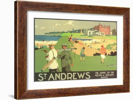 St. Andrews Golf Course-null-Framed Premium Giclee Print