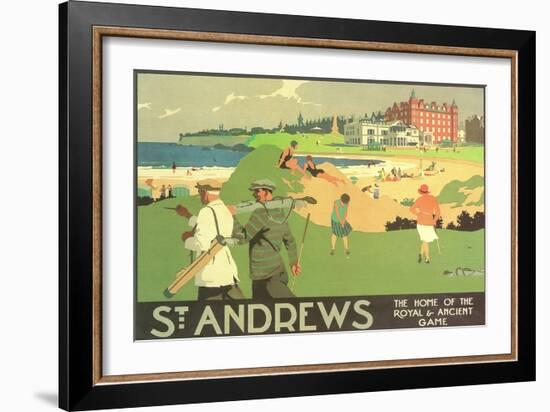 St. Andrews Golf Course-null-Framed Premium Giclee Print