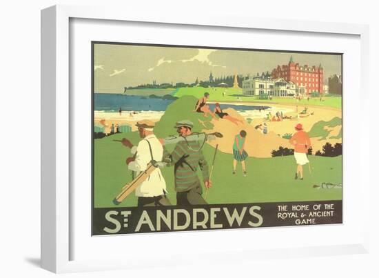 St. Andrews Golf Course-null-Framed Premium Giclee Print