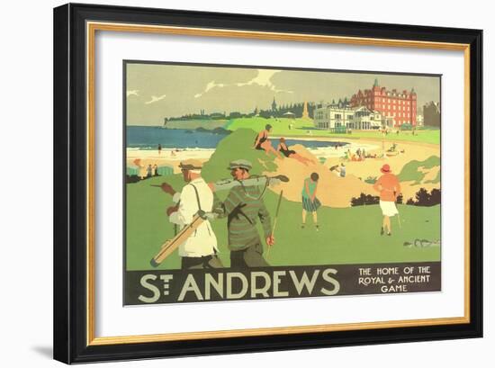 St. Andrews Golf Course-null-Framed Premium Giclee Print