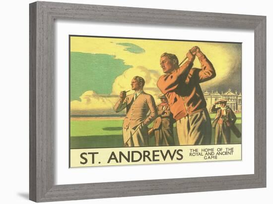 St. Andrews Golf Course-null-Framed Premium Giclee Print