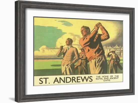 St. Andrews Golf Course-null-Framed Art Print