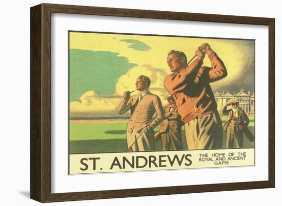 St. Andrews Golf Course--Framed Art Print