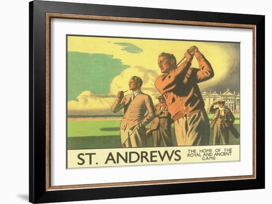 St. Andrews Golf Course-null-Framed Art Print