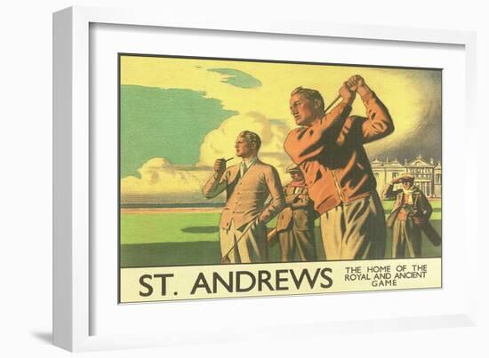 St. Andrews Golf Course--Framed Art Print