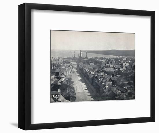 'St. Andrews - View of the Town from College Church Tower', 1895-Unknown-Framed Photographic Print