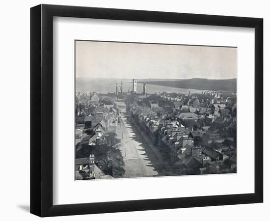 'St. Andrews - View of the Town from College Church Tower', 1895-Unknown-Framed Photographic Print