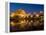 St. Angelo Castle and St. Angelo Bridge, Rome, Lazio, Italy-Marco Cristofori-Framed Premier Image Canvas