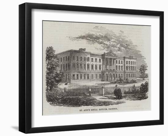 St Ann's Royal Asylum, Brixton-null-Framed Giclee Print