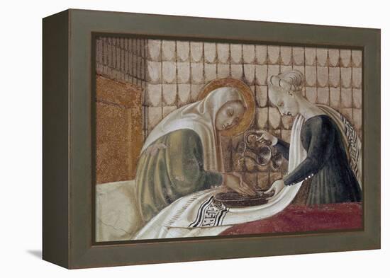 St Anne, Detail from Nativity of Virgin-Paolo Uccello-Framed Premier Image Canvas