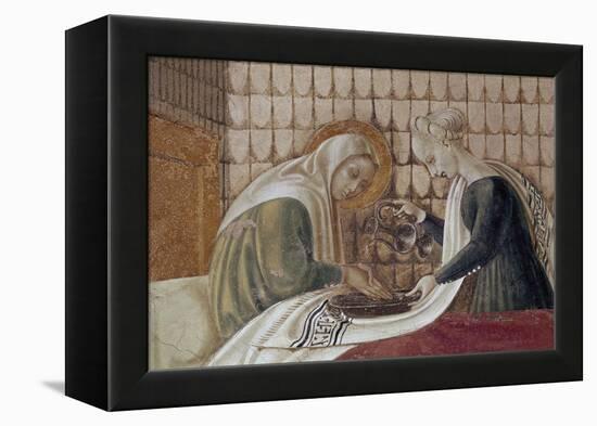 St Anne, Detail from Nativity of Virgin-Paolo Uccello-Framed Premier Image Canvas