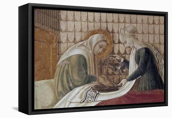 St Anne, Detail from Nativity of Virgin-Paolo Uccello-Framed Premier Image Canvas