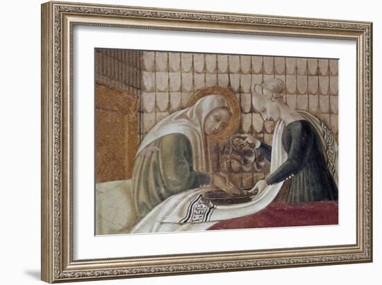 St Anne, Detail from Nativity of Virgin-Paolo Uccello-Framed Giclee Print