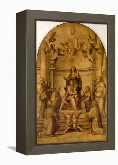 St. Anne (Sepia Altarpiece)-Fra Bartolommeo-Framed Premier Image Canvas