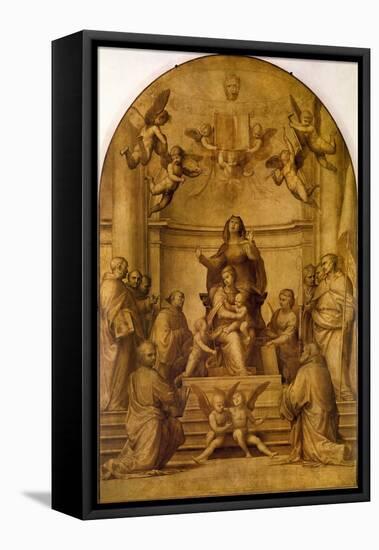 St. Anne (Sepia Altarpiece)-Fra Bartolommeo-Framed Premier Image Canvas