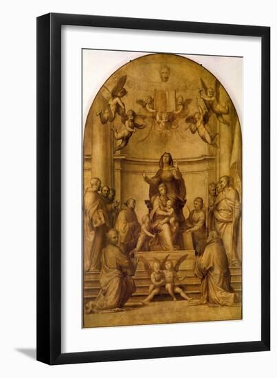 St. Anne (Sepia Altarpiece)-Fra Bartolommeo-Framed Giclee Print