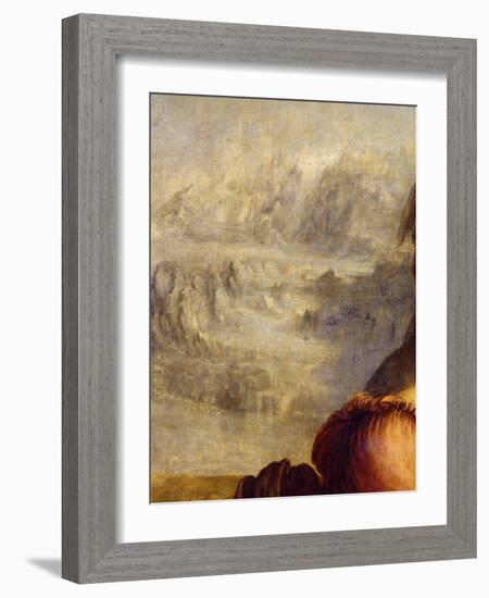 St Anne, Virgin and Child with Lamb, 1508-1513-Leonardo da Vinci-Framed Giclee Print