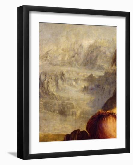 St Anne, Virgin and Child with Lamb, 1508-1513-Leonardo da Vinci-Framed Giclee Print