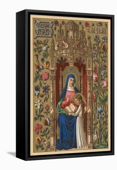 St Anne-English School-Framed Premier Image Canvas