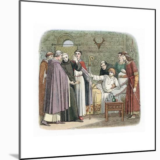 St Anselm Reluctantly Accepting the Archbishopric of Canterbury, 1093-null-Mounted Giclee Print