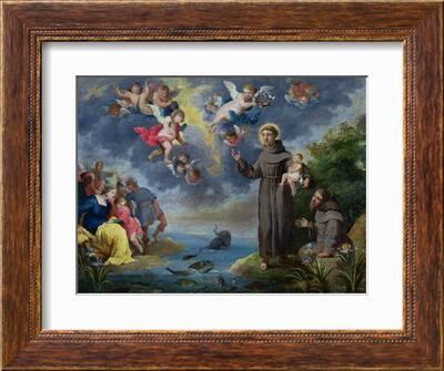 St. Anthony of Padua Preaching to the Fish' Giclee Print - Victor Wolfvoet