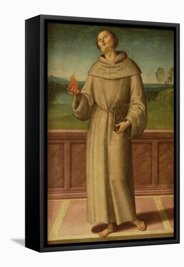 St. Anthony of Padua-Pietro Perugino-Framed Premier Image Canvas