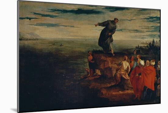 St. Anthony Preaching to the Fish, circa 1580-Paolo Veronese-Mounted Giclee Print