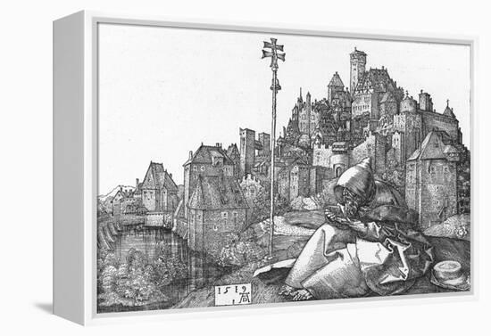 'St. Anthony Reading', 1519, (1906)-Albrecht Durer-Framed Premier Image Canvas