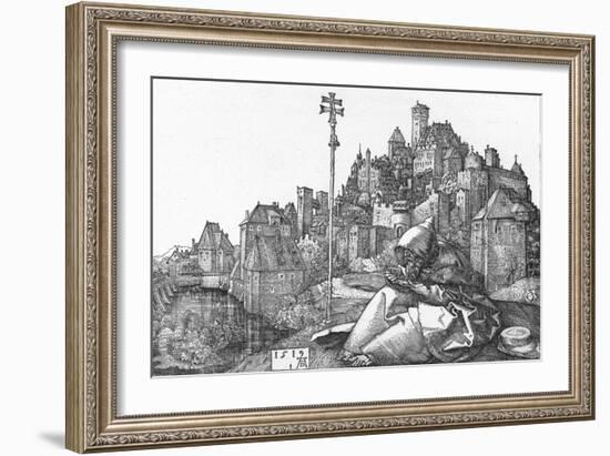 'St. Anthony Reading', 1519, (1906)-Albrecht Durer-Framed Giclee Print