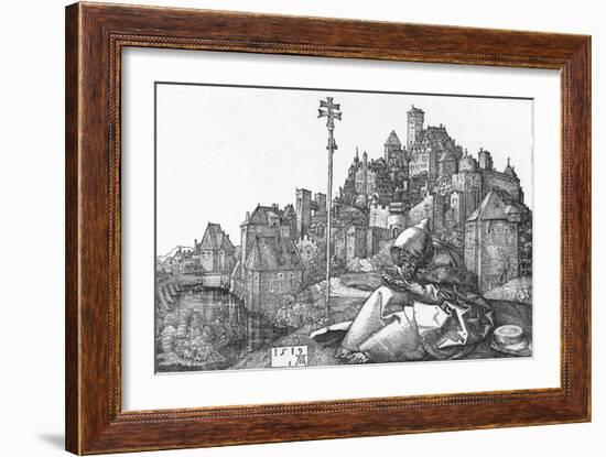 'St. Anthony Reading', 1519, (1906)-Albrecht Durer-Framed Giclee Print