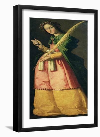 St. Apollonia, circa 1636-Francisco de Zurbarán-Framed Giclee Print