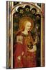 St. Apollonia, Holding a Pair of Pincers and a Tooth, Detail of the Rood Screen, St. Michael's…-null-Mounted Giclee Print