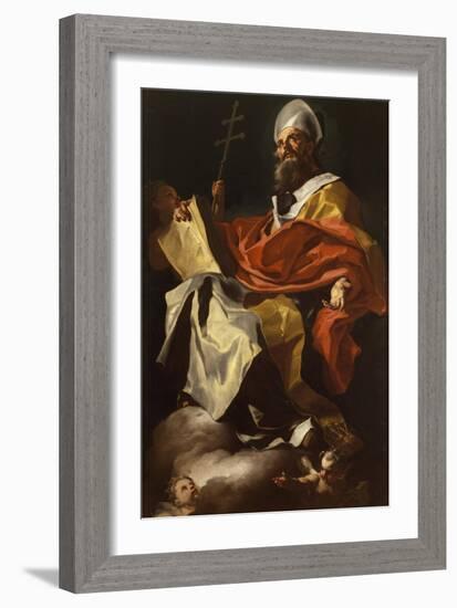 St Athanasius-Francesco Solimena-Framed Giclee Print