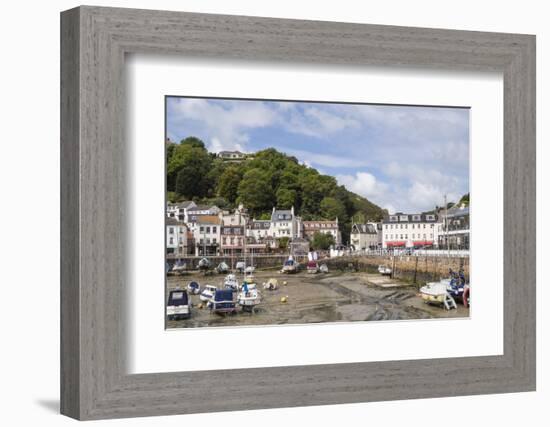 St. Aubin and its Harbour, Jersey, Channel Islands, United Kingdom, Europe-Roy Rainford-Framed Photographic Print