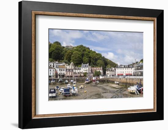 St. Aubin and its Harbour, Jersey, Channel Islands, United Kingdom, Europe-Roy Rainford-Framed Photographic Print