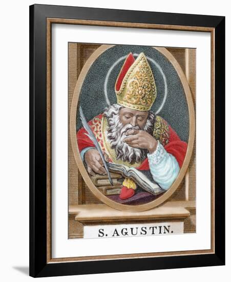 St. Augustine (354-430). African Bishop, Doctor and Father of the Church-Prisma Archivo-Framed Photographic Print