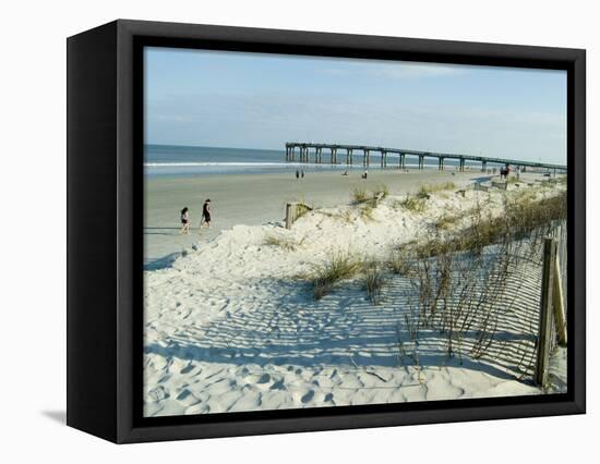 St. Augustine Beach, Florida, USA-Ethel Davies-Framed Premier Image Canvas