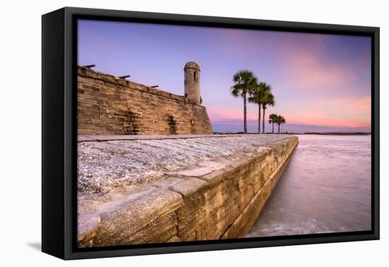 St. Augustine, Florida at the Castillo De San Marcos National Monument.-SeanPavonePhoto-Framed Premier Image Canvas