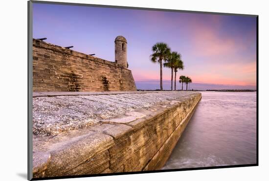 St. Augustine, Florida at the Castillo De San Marcos National Monument.-SeanPavonePhoto-Mounted Photographic Print